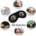 Bigfoot Sasquatch Full Moon Funny Sleep Mask | Adjustable Straps, Blackout Eye Cover for Soft & Comfortable Sleeping - Buy Online on GoSupps.com