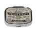 Metal 2 Compartment Pill Organizer Travel Friendly Portable Compact Pill Box Cute Pill Case for Pocket Wallets Daily Portable Medicine Vitamin Tablet Storage (Protection from Fire)