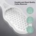 Stainless Steel Foot Rasp & Skin Remover with Dander Container - Premium Feet Care for Callus, Dry/Wet Heel - White - Buy Online on GoSupps.com