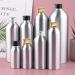 Zeoabsy 4-Pack 100ml Silver Aluminum Bottles with Gold Screw Lids - Ideal for Cosmetics Travel & Hotels - Buy Online on GoSupps.com