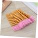 FOMIYES Lash Comb 100 Pcs makeup mascara nylon eyelash brush color mascara disposable makeup colored mascara 50 Pcsx2pcs Pinkx2pcs - Buy Online on GoSupps.com