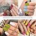 dijiusidy 1 Set Glue on Nails Medium Length Files Square Style Press on Solid Color Wraps Artificial Beauty Tool DIY Decorations 2 - Buy Online on GoSupps.com