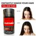 Hair Building Fibers for Instant Volume & Coverage | Conceal Thinning Hair & Bald Spots | Suitable for Men & Women (Black & Dark Brown - Buy Online on GoSupps.com