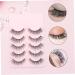 Beaupretty False Eyelash 5 Pair comfortable eye lashes makeup eyelashes christmas makeup accessory artificial eyelashes cosplay eyelashes thick eyelashes eyelashes False Eyelashes manual 3d - Buy Online on GoSupps.com