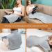 Buy Nalezuns Electrical Heating Cushion for Back & Shoulder - 61x94 cm Quick Heating 6 Temperature Levels Washable Flannel | Perfect for Pain Relief - Buy Online on GoSupps.com