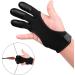 FitsT4 Archery Gloves - Leather Padded Three Finger Protector for Bow Shooting - Non Slip Glove for Kids, Youth, Adult Beginners - 1-Black (Medium) - Buy Online on GoSupps.com