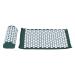 Massage pillow cushion set blood circulation good skin touch removable highly elastic sponge acupressure pad for at home and beauty salon dark green