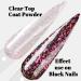 Sparkle Holographic Clear Glitter Nail Dip Powder Starter Kit - 6 Colors Opal Foils Easy for Beginners - Perfect Top Coat for Black Nail Art | SG062 - Buy Online on GoSupps.com