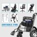 2 PCS wheelchair bag and Reflective Stripes Black and Gray Wheelchair Side Bag Wheelchair Accessories for Seniors Wheelchair Armrest Side Bag for Manual Wheelchair Electric Wheelchairs Rollator and Walker (Black) - Buy Online on GoSupps.com