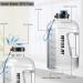 Ghonlzin 2.5L Sports Water Bottle with Time Marking & Fruit Infuser - Ideal for Athletes | International Shipping Available - Buy Online on GoSupps.com