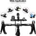Bike Bicycle Double Handlebars Extender | Aluminum Alloy | 20CM Extension | Bike Mount Accessories - Buy Online on GoSupps.com