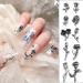 Nail Art Decoration Tips Ornament Metal Alloy Nail Art Decals Pendant Manicure Accessories Eye Catching For Girls Nail Art Accessories Decoration Decals Craft Supplies Jewelry For Girls Crystal - Buy Online on GoSupps.com