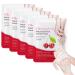Lot de 5 paires de gants de soin pour les mains masque pour les mains extrait de cerise gants hydratants adoucissants pour les mains rugueuses soin des mains effet lissant la peau pr vention de cerisier
