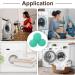 Buy uxcell Reusable Laundry Dryer Balls - 4pcs Vinyl Drying Balls for Wrinkles Static Reduction & Energy Savings - Blue-Green - Buy Online on GoSupps.com