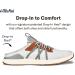 OLUKAI Mio Li Men's Athletic Shoe - Lightweight Mesh, Comfort Fit, Wet Grip Soles - 10.5 Mist Grey/Poi - Buy Online on GoSupps.com