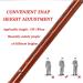 Canes Imitate Wooden Walking Stick Adjustable Walking Stick with LED Light Aluminum Alloy Light and Durable Multifunctional Senior - Buy Online on GoSupps.com