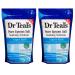 Dr. Teal's Pure Epsom Salt Vapor Bath Soaking Solution Gift Set (2 Pack 2lbs ea.) - Menthol Camphor & Spearmint Essential Oils Help Open Up Sinuses and Clear the Mind During Cold and Allergy Season