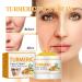 Turmeric Face Cream - Natural Moisturizer for Soothing & Hydrating | Vitamin C Anti-Aging Cream for Face & Body - 50g - Buy Online on GoSupps.com