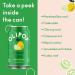 OLIPOP Lemon Lime Sparkling Tonic | Prebiotic Soft Drink with 9g Plant Fiber | Botanical-Rich & Low-Calorie | 4g Sugar per Can | Caffeine-Free & Vegan | Non-GMO | 12oz 12-Pack - Buy Online on GoSupps.com
