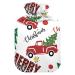Cartoon Christmas tree hot bottle with cover heat bottles for pain relief water heating pillows heat bag for heat and cold therapy 2L 2 L