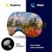 Light-Blocking South Beach Miami Sleep Mask - Comfortable Eye Cover with Adjustable Strap for Men & Women - Buy Online on GoSupps.com