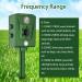 Waterproof Cat Repellent Ultrasonic Cat Repellent Ultrasonic Dog Chaser Solar Powered Animal Scarer Repellent for Garden USB Charge Flashing Lights Outdoor - Buy Online on GoSupps.com
