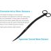 Innotech 25 CM Black Aquarium Scissors | Wave Scissors for Aquatic Plant Care - Ideal for Aquarium Cleaning - Buy Online on GoSupps.com