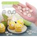 Hicarer 50 Pieces Flatback Resin Daisy Flowers - Mini Decorative Artificial Charms in Storage Box for DIY Crafts - 3 Sizes (White and Yellow) - Buy Online on GoSupps.com