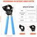 Dechengbao J40 Heavy Duty Ratchet Cable Cutter for Aluminum and Copper Cables up to 400mm - Buy Online on GoSupps.com