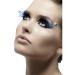 Smiffy's Women's Eyelashes With Glue One Size Blue Feather
