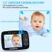 Burnnove Baby Monitor with 3.5-Inch Camera | Remote-Controlled Pan-Tilt | Night Vision 2x Zoom Eco Mode & Temperature Test - Buy Online on GoSupps.com