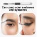 Spoolies Mascara Wands with Cap - 4 Pcs Portable Eyelash Brush Applicators for Eyelash Extensions | Reusable Travel Makeup Tools for Women - Buy Online on GoSupps.com