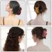 Magicsky Large Hair Claw Clips 10PCS - Strong Hold Butterfly Banana Clips for Women & Girls - Matte Black & Brown Neutral - Buy Online on GoSupps.com