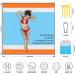 Beach Blanket 79''x 87'' Blue - Sandproof Waterproof Mat for 1-7 Adults | Portable Outdoor Picnic Blanket for Camping, Travel, Hiking - Buy Online on GoSupps.com