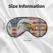 Patriotic Eagle Soft Sleep Eye Mask | Breathable Eye Patch for Women | Ideal for Travel & Relaxation - Buy Online on GoSupps.com