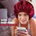 Satin Sleep Cap for Women - Adjustable Large Bonnet for Natural Long and Curly Hair - 4 Pieces - Buy Online on GoSupps.com