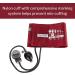 McKesson LUMEON Deluxe Aneroid Sphygmomanometer with Pocket Size Burgundy Cuff - Adult Large Size - Buy Online on GoSupps.com