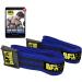BFR BANDS Blood Flow Restriction Bands for Arms Legs Glutes Occlusion Training Gain Muscle Without Heavy Weight Lifting Quick-Release Elastic Strap Pro Bands 2pk PRO