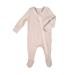 DreamBuy Zip Up Baby Sleepsuits Ribbed Cotton Footed or Footless. Unisex Newborn Clothes Baby boys' clothing and Baby girl clothes 2-3 Years Shortbread