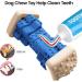 RUXAN Indestructible Dog Chew Toy - 3-in-1 Tough Puzzle Toy for Aggressive Chewers - Beef Flavor Interactive Treat Dispensing Toy for Small/Medium/Large Dogs - Blue - Buy Online on GoSupps.com
