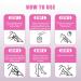 LOOHAOC 400 Nonwoven Wax Strips for Facial & Body Hair Removal - 2 Pack (0.5g Each) | International Shipping Available - Buy Online on GoSupps.com