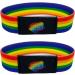 OralGos Set of 2 Rainbow Hand Chains | Comfortable Stylish Unisex Bracelets | Colorful Handwoven Elastic Bangles - Buy Online on GoSupps.com