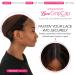 Milano 2-in-1 Lace Gripcap & Adjustable Velvet Wig Band Secure No-Slip Wig Accessory in Chocolate Brown (2 Pack) for All-Day Comfort & Seamless Transitions - Buy Online on GoSupps.com