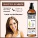 pureSCRUBS Sandalwood Body Oil Spray - Ultra Moisturizing Organic Blend for Dry Skin, Massage, Cuticles & More - Jojoba, Argan, Coconut, Sweet Almond & Avocado Oils with Vitamin E - 4oz - Buy Online on GoSupps.com