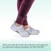 Orthofeet Women's Orthopedic Tie-Less Sneakers - Tahoe 9 Wide White/Pink | Relieve Foot Pain - Buy Online on GoSupps.com