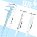 6-Piece Eyebrow Tools Set with Measuring Ruler and Microblading Marker Pens - Permanent Makeup Position Mark Tools - Buy Online on GoSupps.com