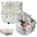Bath Sponge & Loofah Set: 2Pcs Fast Foaming Bath Balls - Exfoliating Scrubber for Body & Face - Perfect for Home & Travel - Buy Online on GoSupps.com