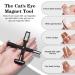 Buy Nail Magnet Set - Multifunctional Cross Cat Eye Tool & Silicone Protective Shell for Stunning Nail Art | Magnetic Nail Design Accessories (Black) - Buy Online on GoSupps.com