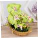TOPBATHY 3pcs Rn Gift Phalaenopsis Home Accents Decor The Gift Home Forniture Decor Artificial Flower Bonsai Decor for Home Office Decor Garden Simulated Plant Double Fork Fake Orchid Greenx3pcs 27*17.5cmx3pcs - Buy Online on GoSupps.com