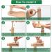 Adjustable Embroidery Frame Stand with 2 Hoops - Arts Crafts Sewing Needlework Supplies - Buy Online on GoSupps.com
